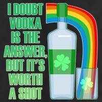 It's Worth a Shot of Vodka Golf Towel
