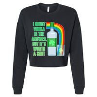 It's Worth a Shot of Vodka Cropped Pullover Crew