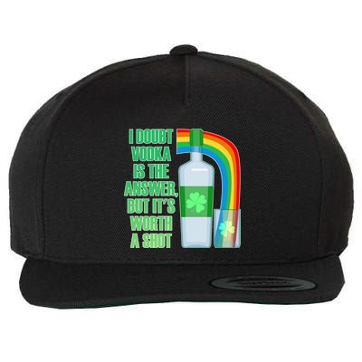 It's Worth a Shot of Vodka Wool Snapback Cap