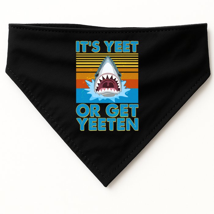 It's Yeet or Get Yeeten Shark Attack USA-Made Doggie Bandana