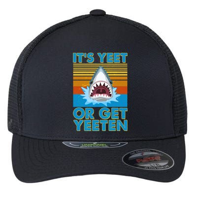 It's Yeet or Get Yeeten Shark Attack Flexfit Unipanel Trucker Cap