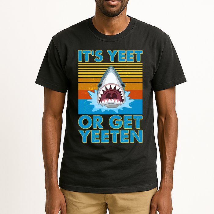 It's Yeet or Get Yeeten Shark Attack Tall T-Shirt