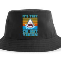 It's Yeet or Get Yeeten Shark Attack Sustainable Bucket Hat