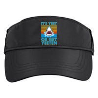 It's Yeet or Get Yeeten Shark Attack Adult Drive Performance Visor
