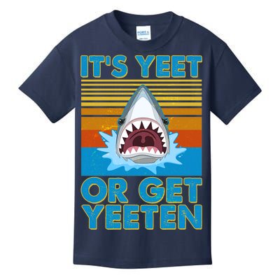 It's Yeet or Get Yeeten Shark Attack Kids T-Shirt