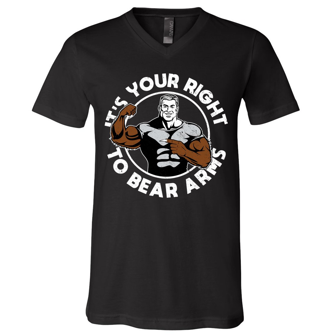 It's Your Right To Bear Arms V-Neck T-Shirt