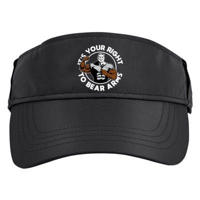 It's Your Right To Bear Arms Adult Drive Performance Visor