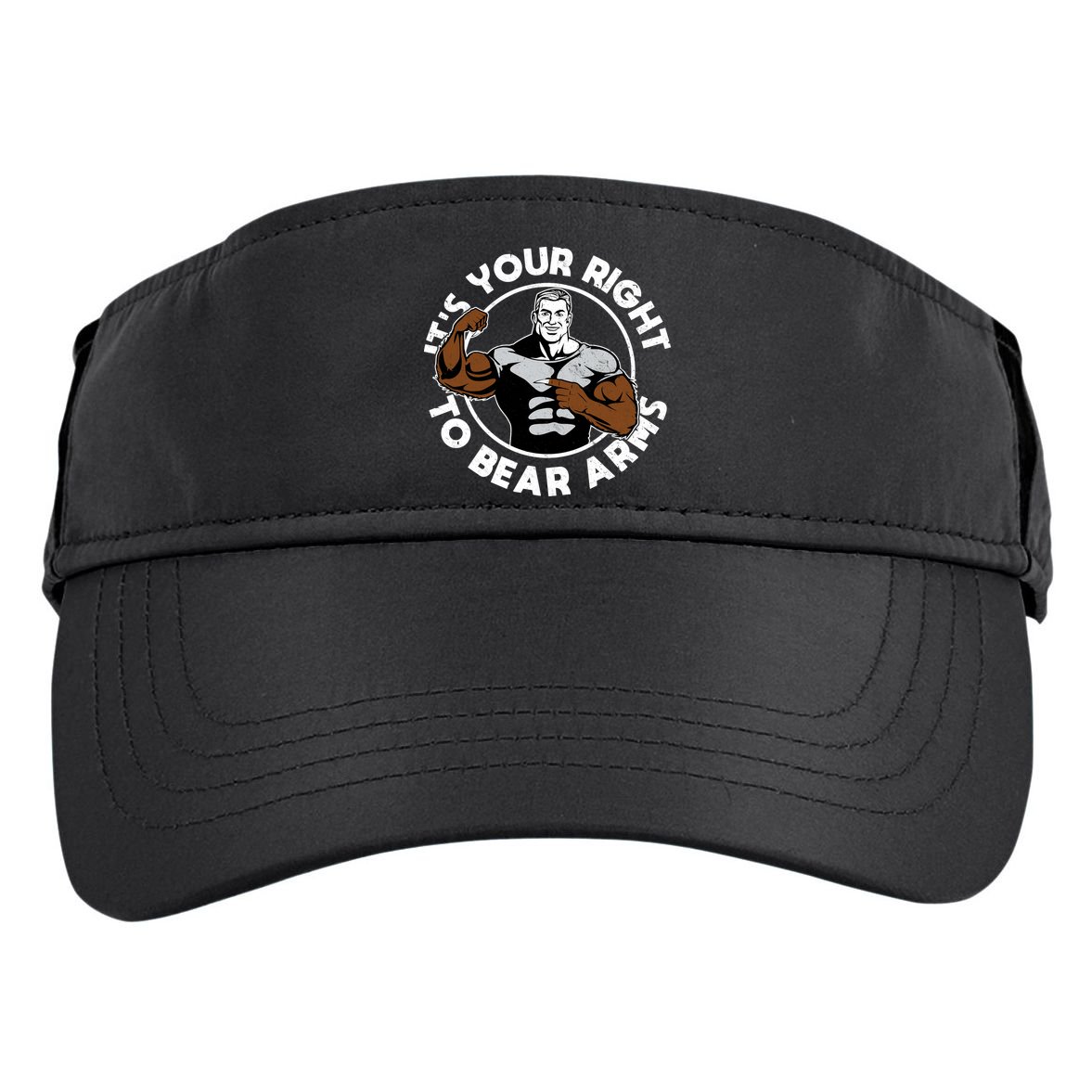It's Your Right To Bear Arms Adult Drive Performance Visor