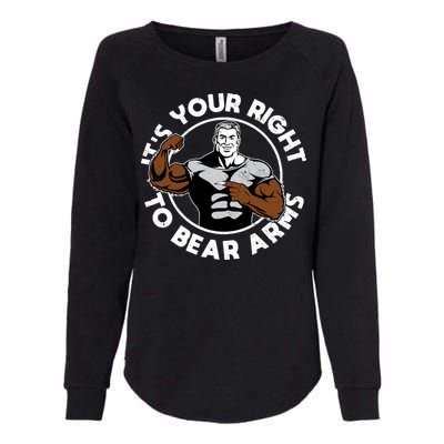 It's Your Right To Bear Arms Womens California Wash Sweatshirt