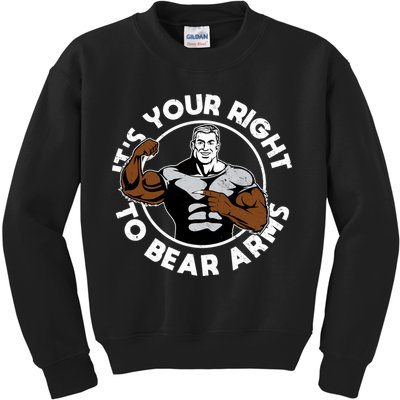 It's Your Right To Bear Arms Kids Sweatshirt