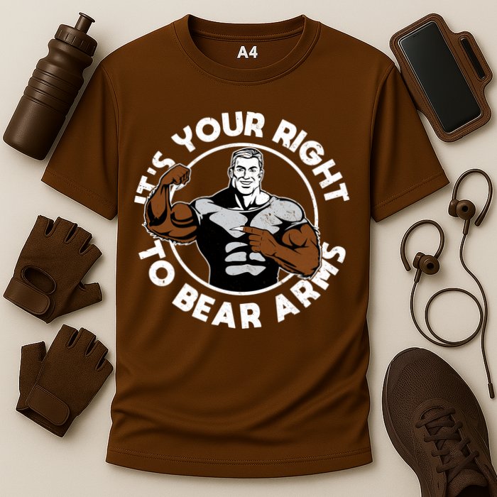 It's Your Right To Bear Arms Cooling Performance Crew T-Shirt