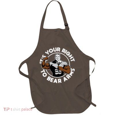 It's Your Right To Bear Arms Full-Length Apron With Pockets