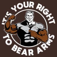 It's Your Right To Bear Arms Short Acrylic Beanie