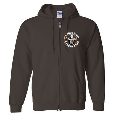 It's Your Right To Bear Arms Full Zip Hoodie