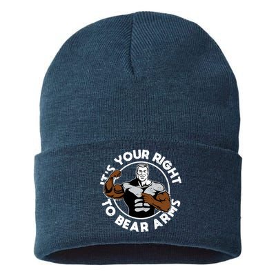 It's Your Right To Bear Arms Sustainable Knit Beanie