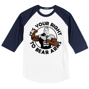 It's Your Right To Bear Arms Baseball Sleeve Shirt