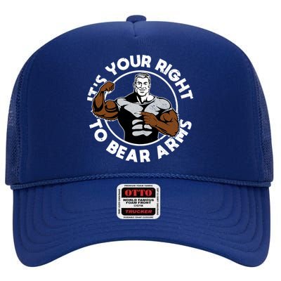 It's Your Right To Bear Arms High Crown Mesh Back Trucker Hat