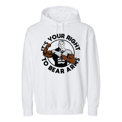 It's Your Right To Bear Arms Garment-Dyed Fleece Hoodie