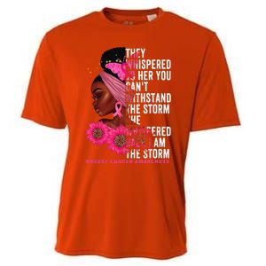 I'm The Storm Black Breast Cancer Survivor Pink Ribbon Cooling Performance Crew T-Shirt