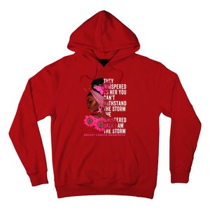 I'm The Storm Black Breast Cancer Survivor Pink Ribbon Hoodie