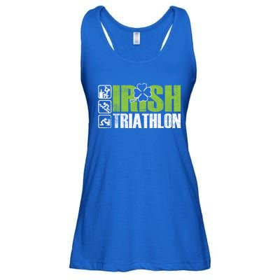 Irish Triathlon Sport Ing Happy St Patrick's Day Funny Gift Ladies Essential Flowy Tank