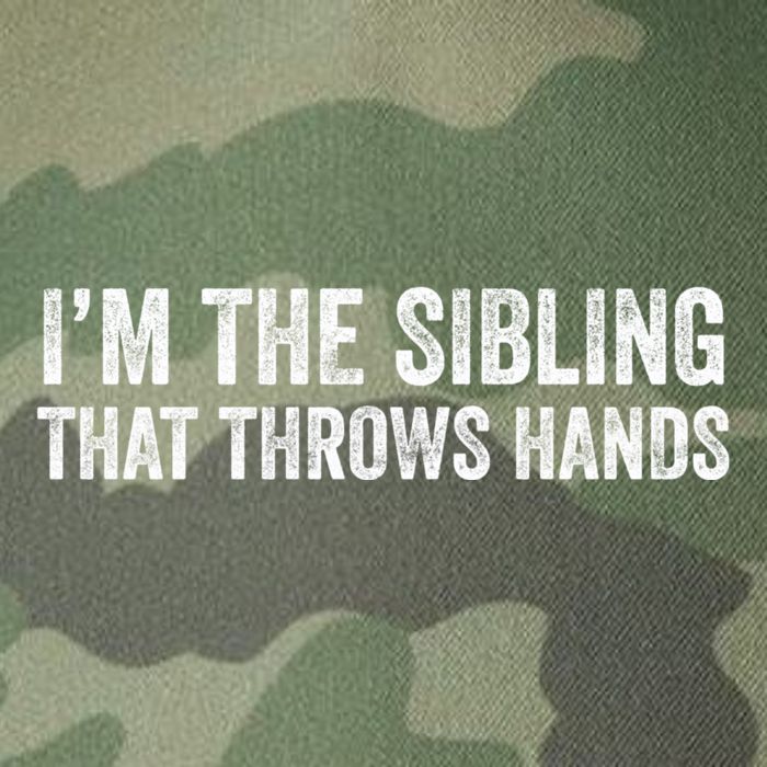 I’M The Sibling That Throws Hands Legacy Tie Dye Trucker Hat