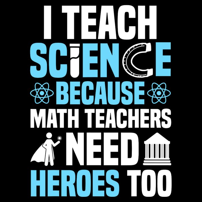 I Teach Science Because Math Teachers Need Heroes Too Mousepad