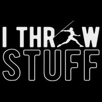 I Throw Stuff Javelin Throw Javelin Thrower 7-Panel Snapback Hat