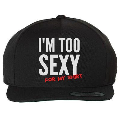 I'm Too Sexy For My Funny For And Women Wool Snapback Cap