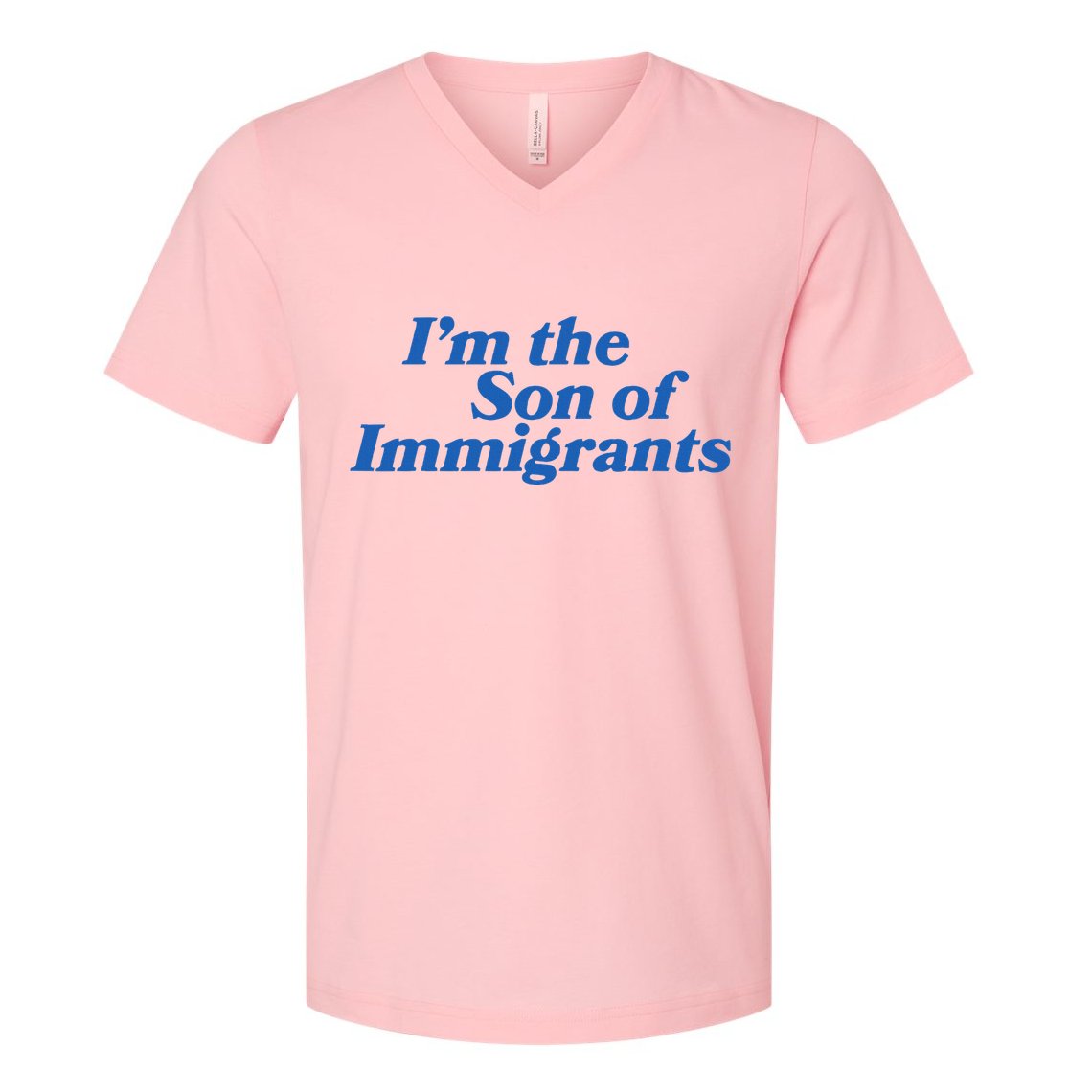 IM The Son Of Immigrants Proud Heritage Immigrant Pride V-Neck T-Shirt