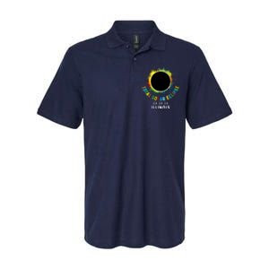 Illinois Total Solar Eclipse Totality April 8 2024 Tie Dye Softstyle Adult Sport Polo