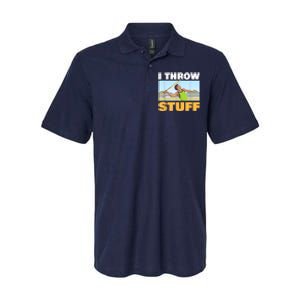 I Throw Stuff For A Shot Put Player Or Shot Putter Softstyle Adult Sport Polo