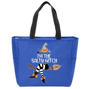 Im The Salty Witch Halloween Matching Group Costume Gift Zip Tote Bag