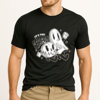 It's The Season Halloween Ghost And Pumpkin Cooling Performance Crew T-Shirt