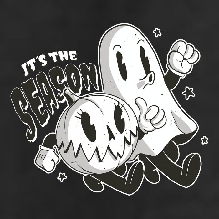 It's The Season Halloween Ghost And Pumpkin Adult Drive Performance Visor