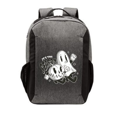 It's The Season Halloween Ghost And Pumpkin Vector Backpack