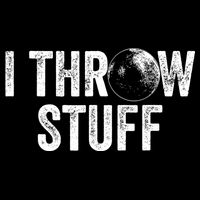 I Throw Stuff Shot Put Athlete Throwing Sustainable Bucket Hat