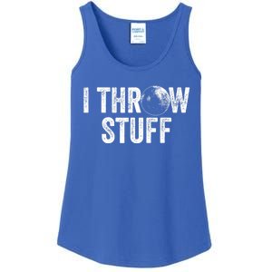 I Throw Stuff Shot Put Athlete Throwing Ladies Essential Tank