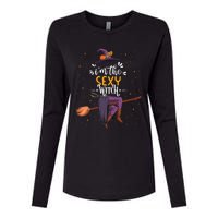 Im The Sexy Witch Halloween Matching Group Costume Womens Cotton Relaxed Long Sleeve T-Shirt