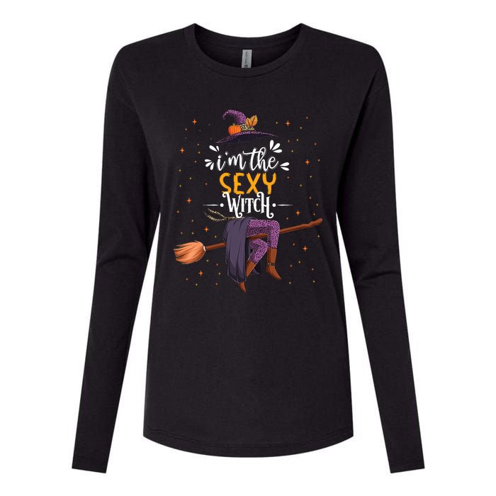 Im The Sexy Witch Halloween Matching Group Costume Womens Cotton Relaxed Long Sleeve T-Shirt