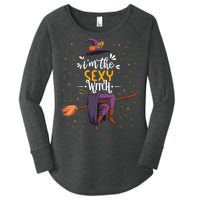 Im The Sexy Witch Halloween Matching Group Costume Women's Perfect Tri Tunic Long Sleeve Shirt