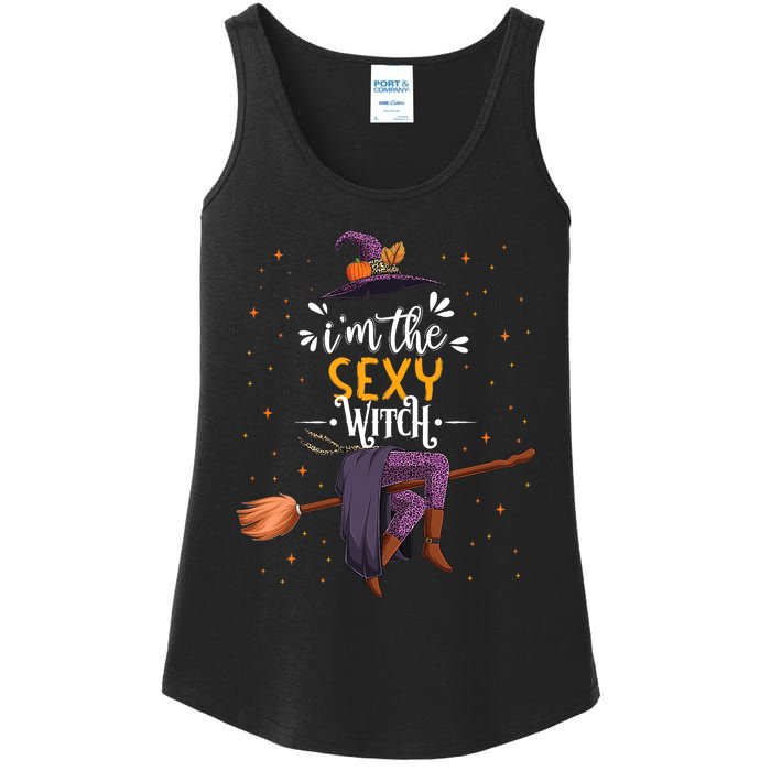 Im The Sexy Witch Halloween Matching Group Costume Ladies Essential Tank