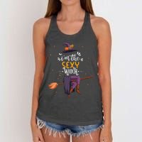 Im The Sexy Witch Halloween Matching Group Costume Women's Knotted Racerback Tank