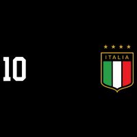 Italia Team Sports Number 10 Italy Soccer Italian Flag Doggie Tank