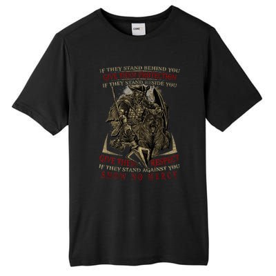 If They Stand Behind You Give Them Protection Viking Tall Fusion ChromaSoft Performance T-Shirt