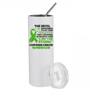 IM The Storm Lymphoma Cancer Awareness Stainless Steel Tumbler