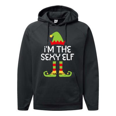 IM The Sexy Elf Matching Christmas Costume Performance Fleece Hoodie