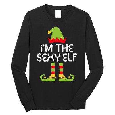 IM The Sexy Elf Matching Christmas Costume Long Sleeve Shirt