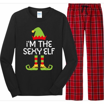 IM The Sexy Elf Matching Christmas Costume Long Sleeve Pajama Set