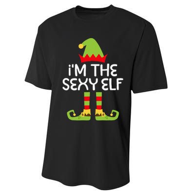 IM The Sexy Elf Matching Christmas Costume Performance Sprint T-Shirt